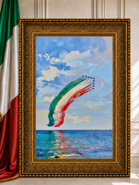 Frecce Tricolori - "Les Flèches Tricolores sur la Mer"