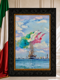 Frecce Tricolori - "L'Amerigo Vespucci"
