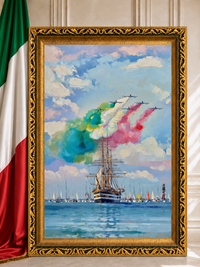 Frecce Tricolori - "L'Amerigo Vespucci"
