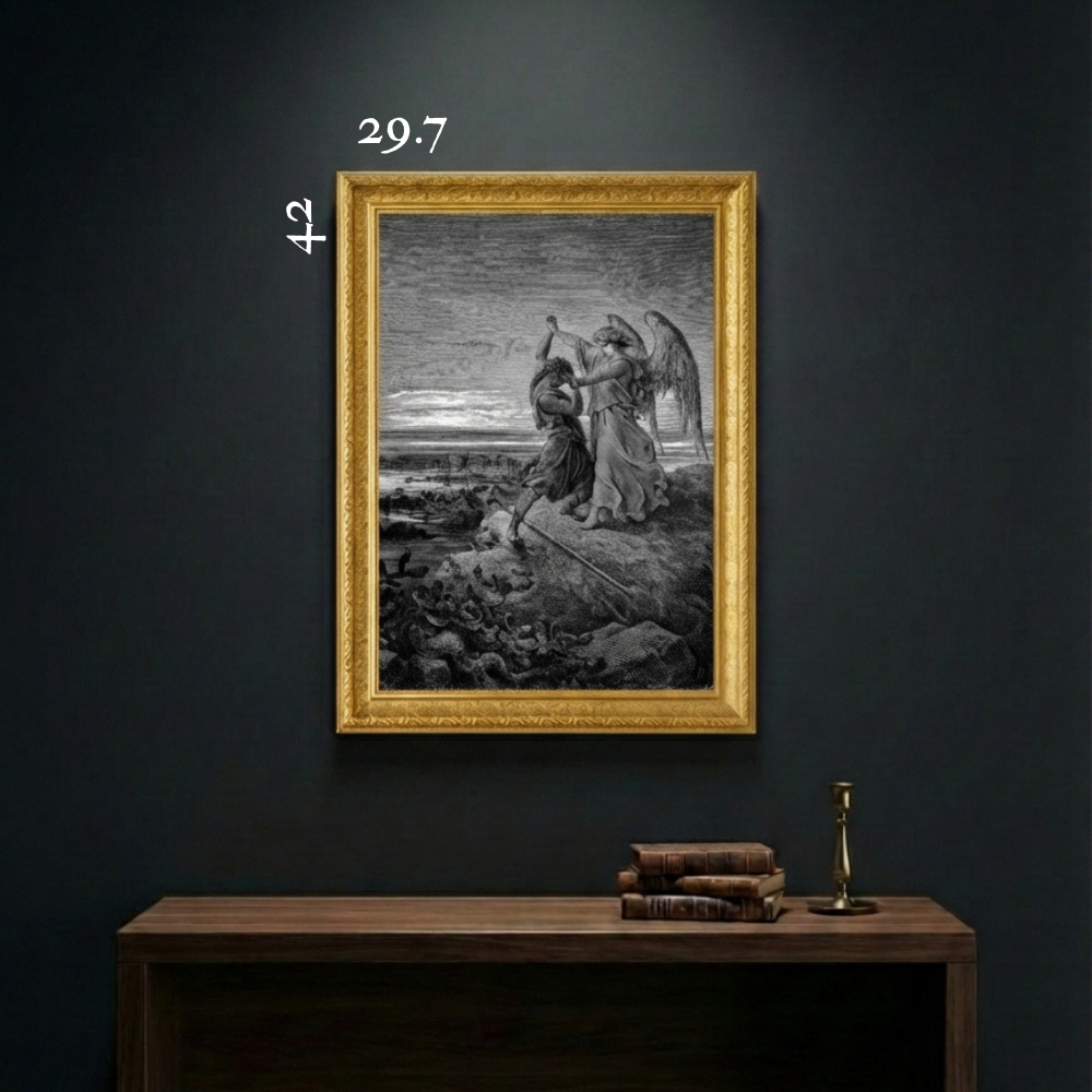 Gustave Doré - "Jacob lutte contre un ange"