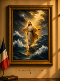 Jésus Christ - "Jésus marchant sur les eaux"