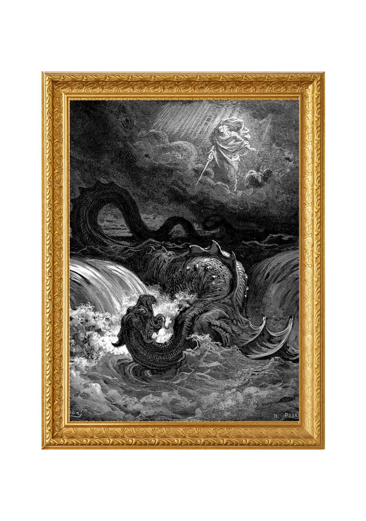 Gustave Doré - "La Destruction du Léviathan"