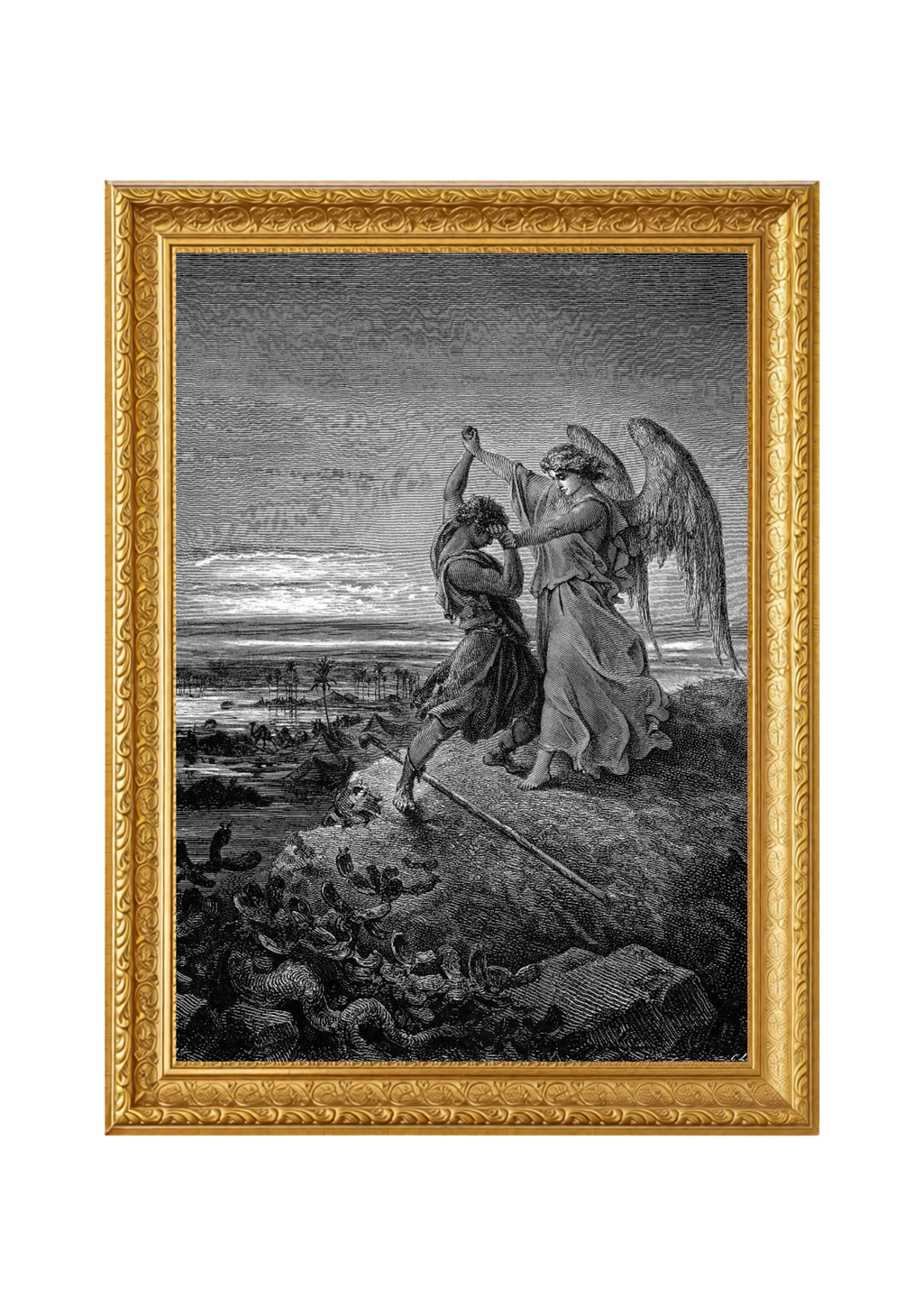 Gustave Doré - "Jacob lutte contre un ange"
