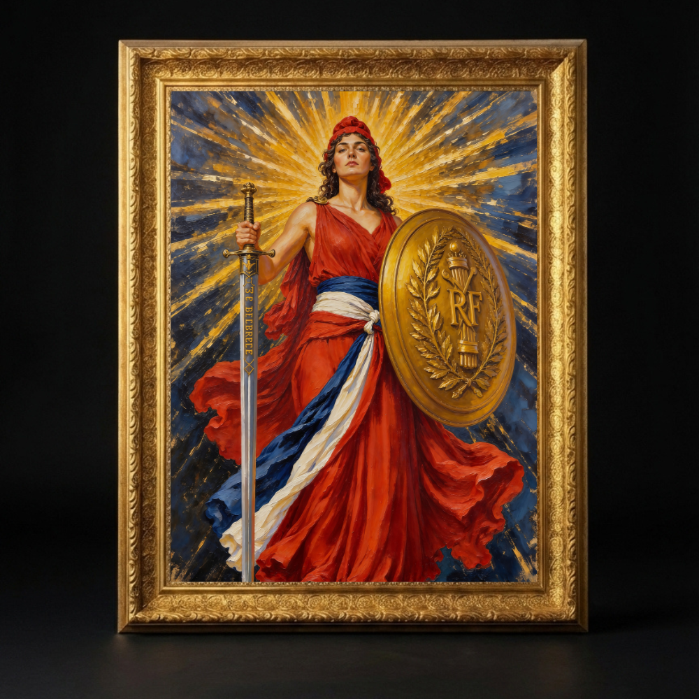 Propagande : "La Gardienne de la République"