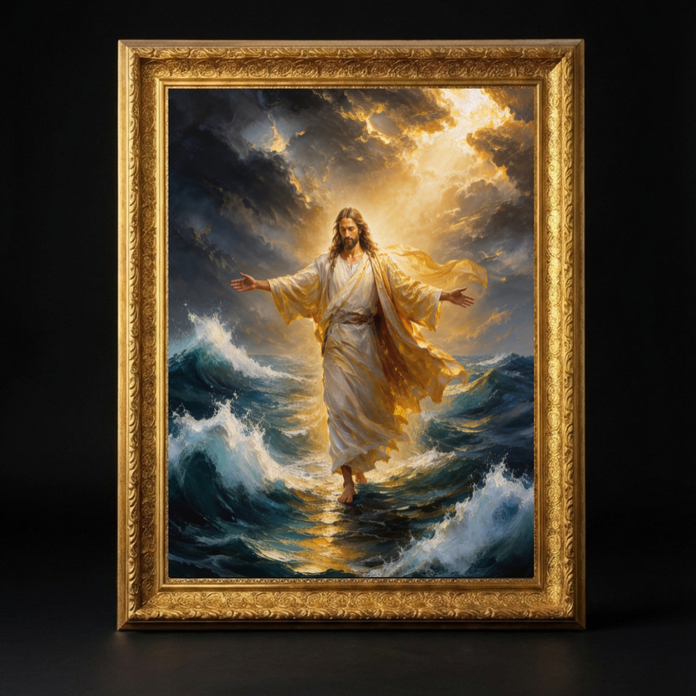 Jésus Christ - "Jésus marchant sur les eaux"