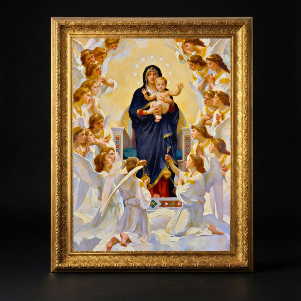 William-Adolphe Bouguereau - "La Vierge aux anges"