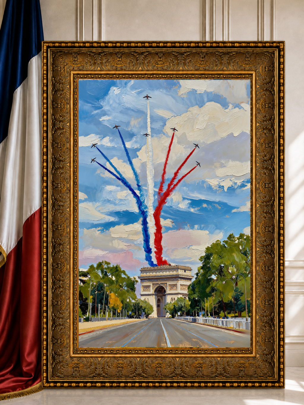 14 JUILLET - "Le Ciel Tricolore"