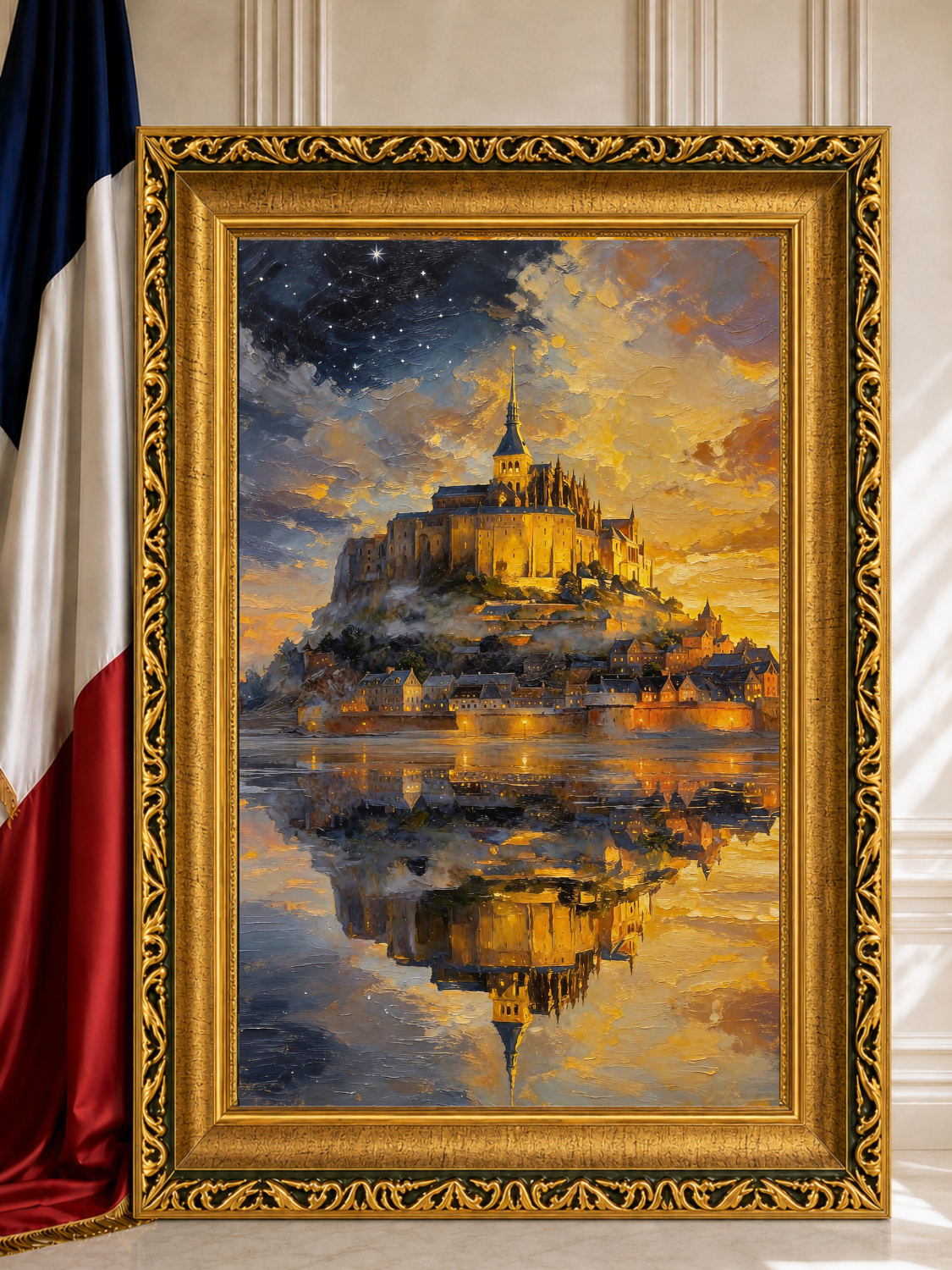 Edifici di Francia: "Il Mont-Saint-Michel"