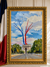14 JUILLET - "Le Ciel Tricolore"